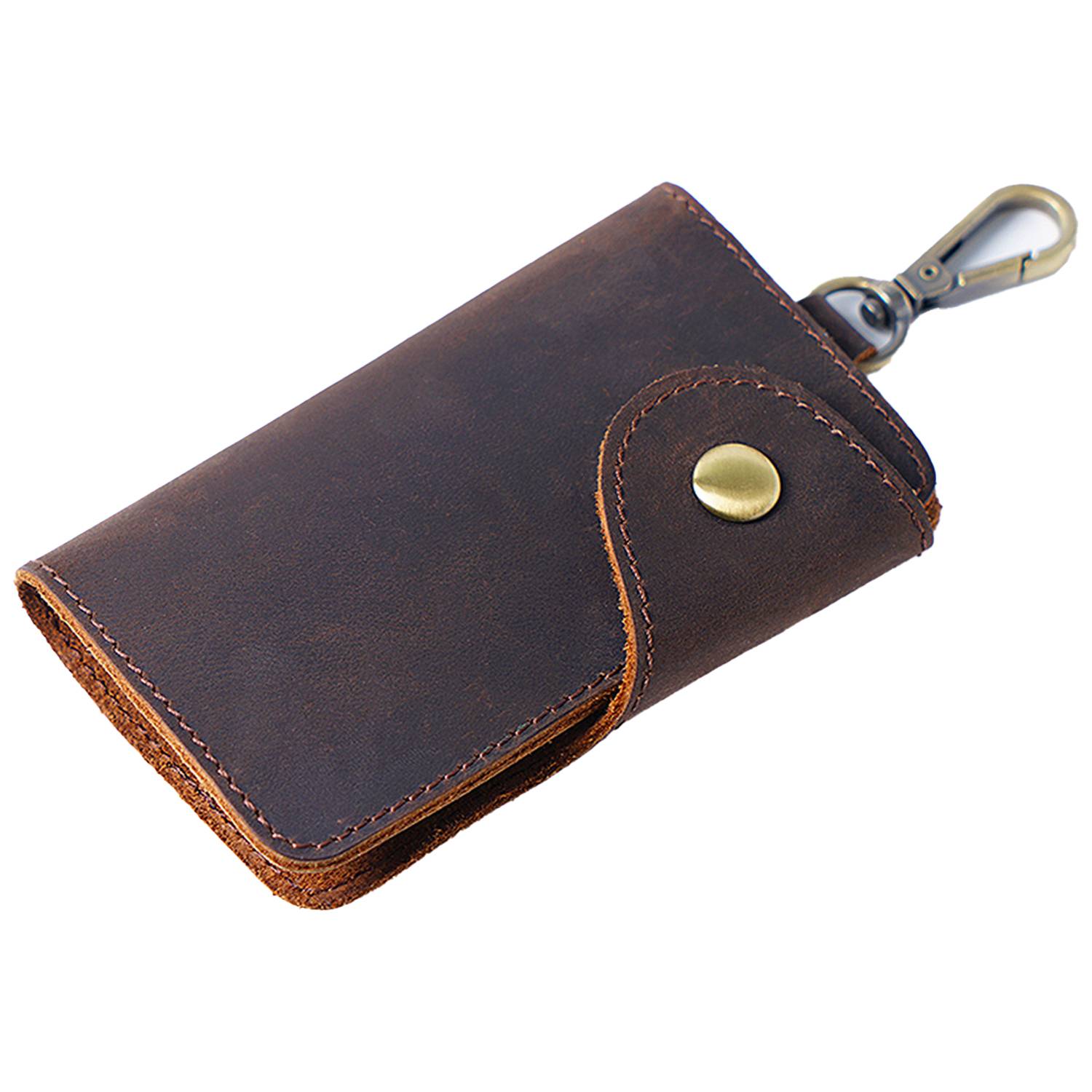 Genuine Leather Waist Key Holder Pouch 5