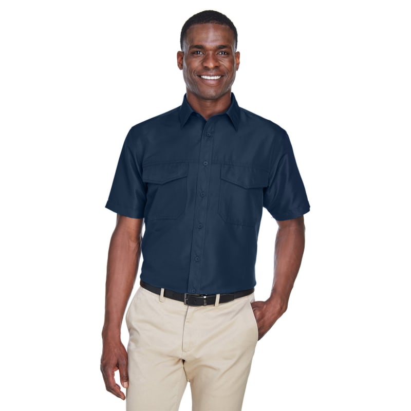Harriton Men's Key West Short-Sleeve Performance Staff Shirt 14