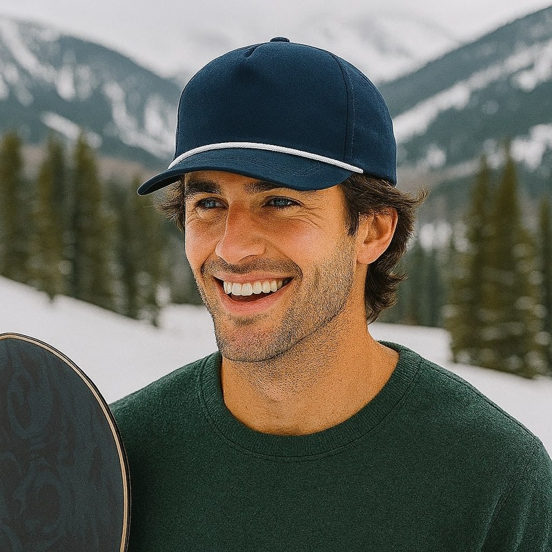 Port Authority Snapback Five-Panel Rope Cap 3