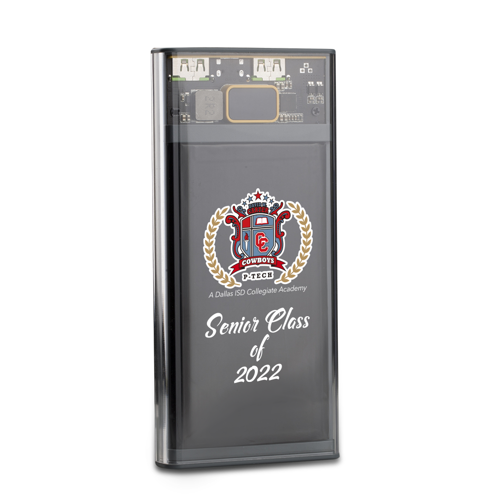 Nauvoo Transparent QuickCharge Power Bank 10