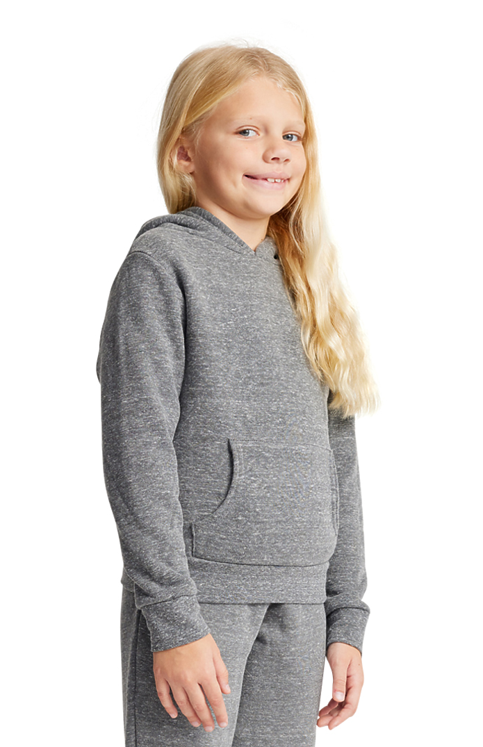 Youth Triblend Fleece Pullover Hoodie 2