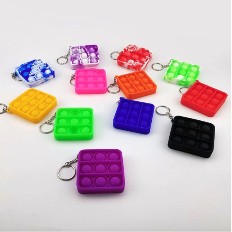 Push Bubble Fidget Sensory Toy With Buckle 4