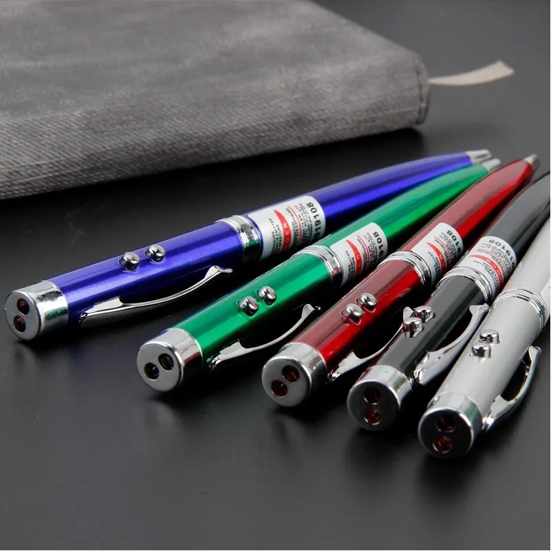 5-In-1 LED Stylus Laser Pointer Touch Screen Ballpoint Pen 5