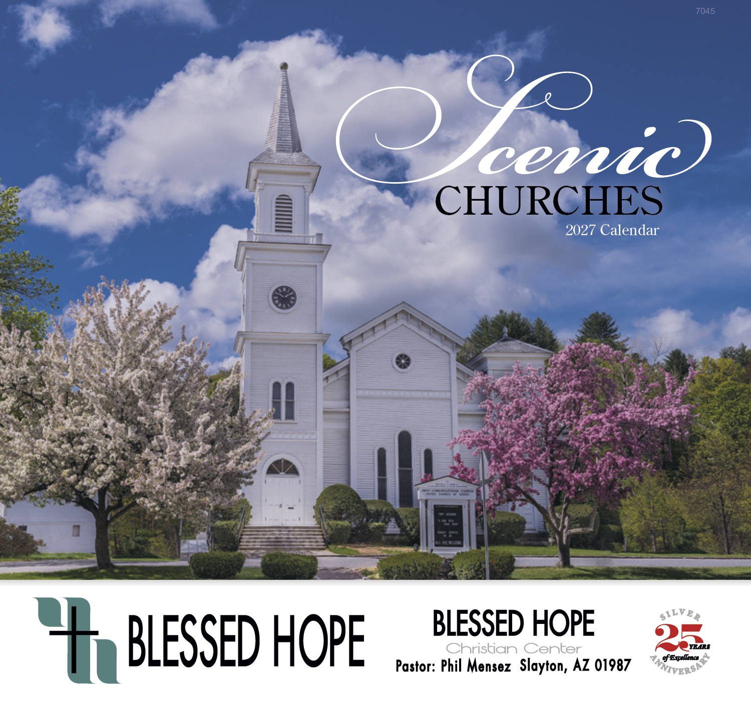 Good Value™ Scenic Churches - Stapled Calendar 40