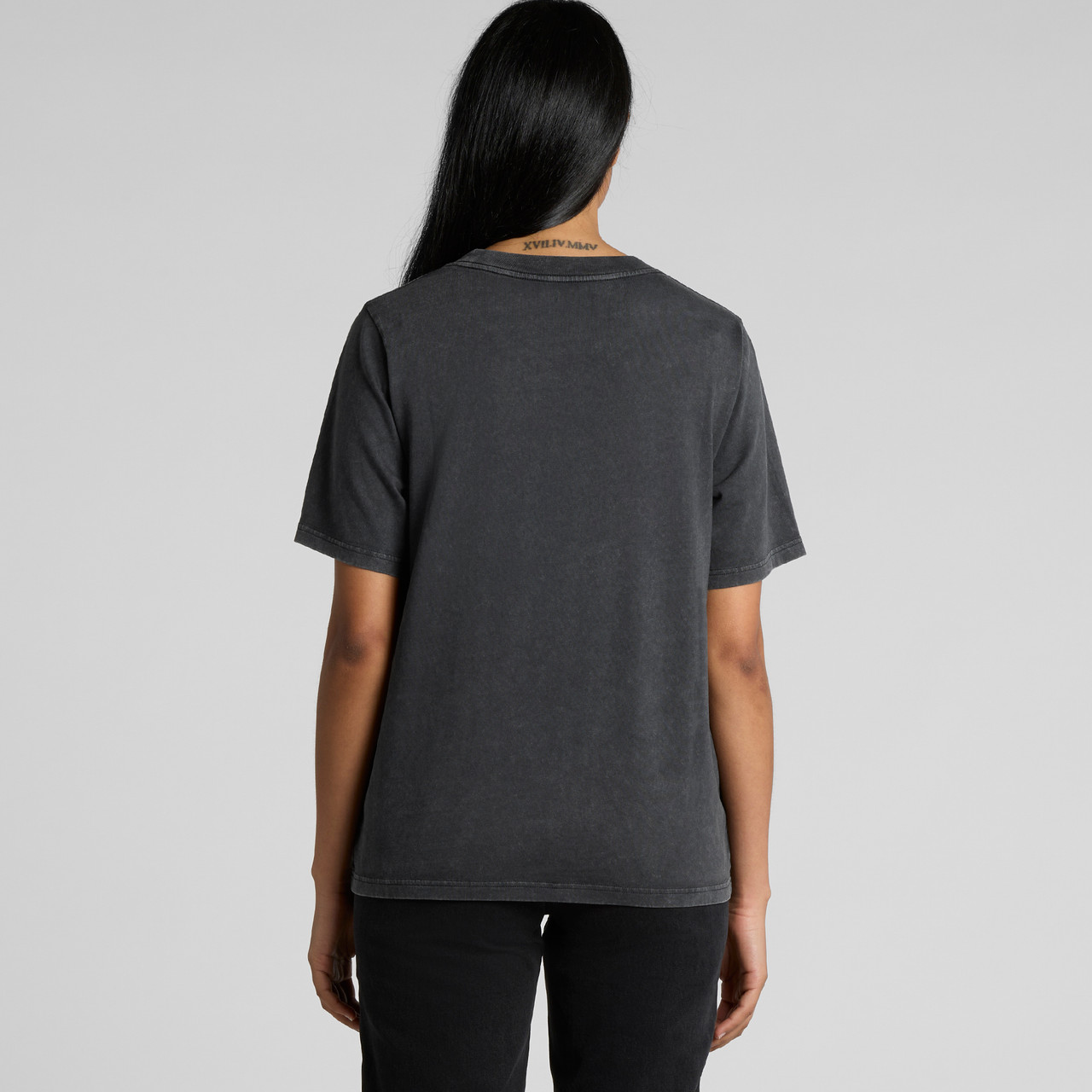 Wo's Stone Wash Heavy Tee | 4085 13