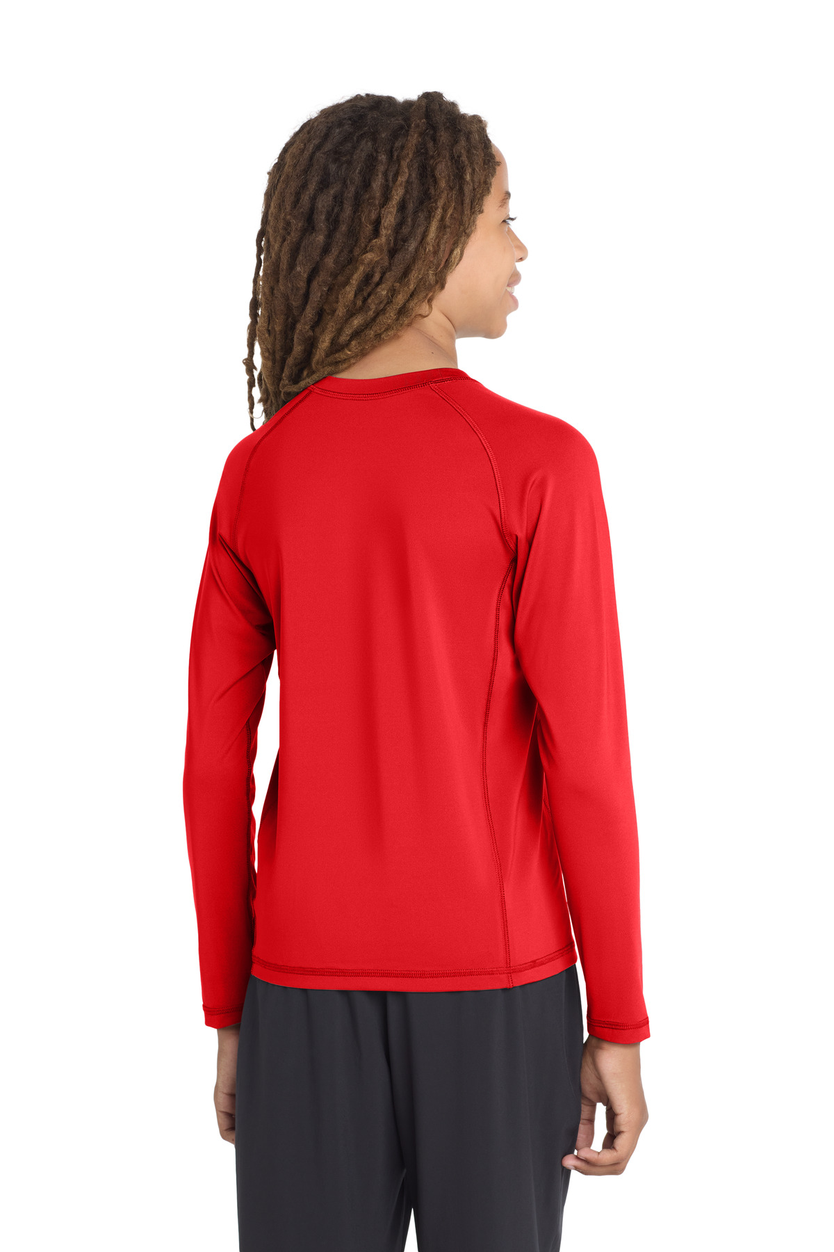 Sport-Tek Youth Long Sleeve Rashguard Tee. YST470LS 7