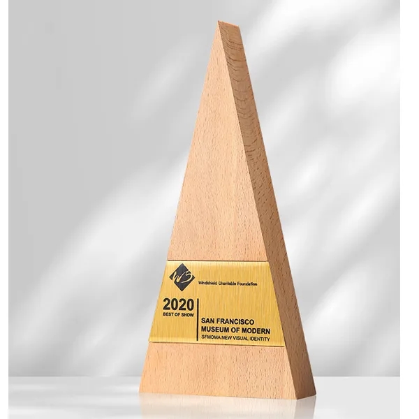 Wooden Triangle Trophy 2