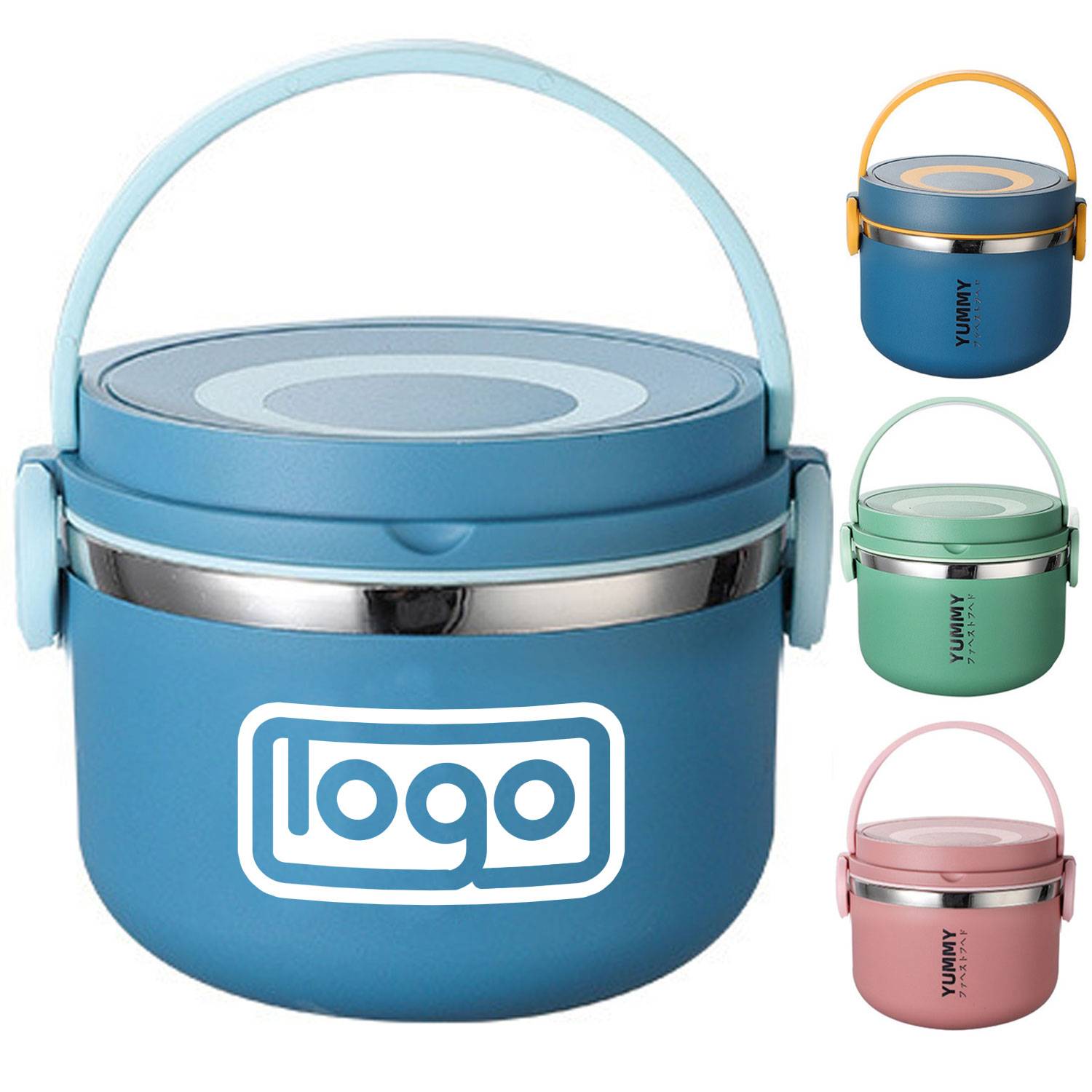 44oz Multilayer Stainless Steel Insulated Lunch Bowl Box 8