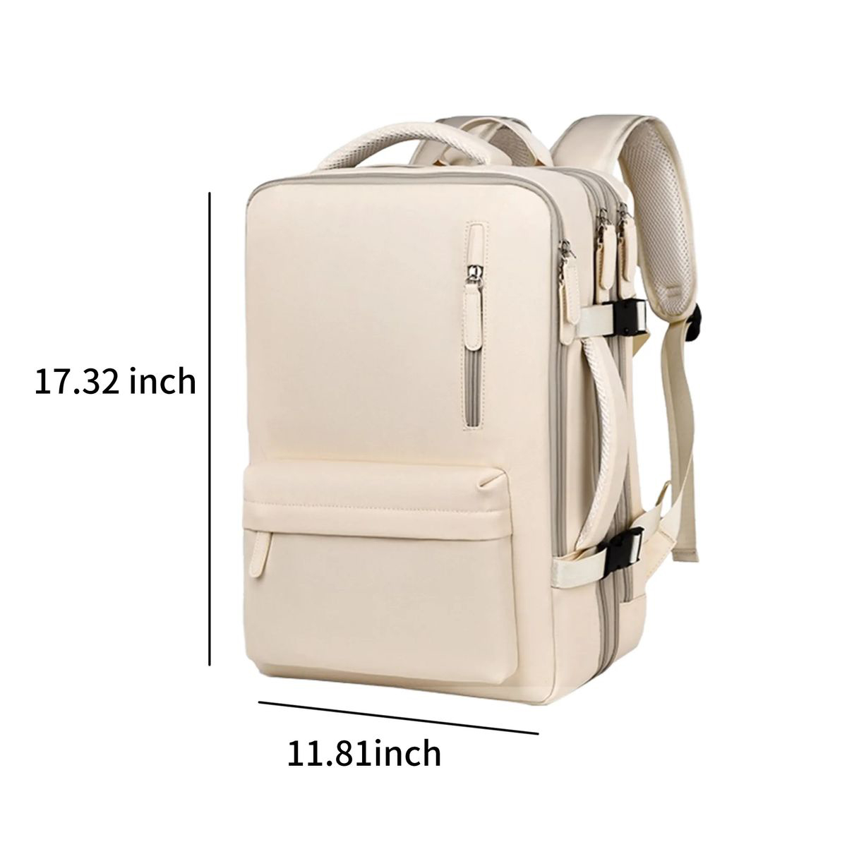 17 Inch Expandable Backpack for School or Weekend Trips 9