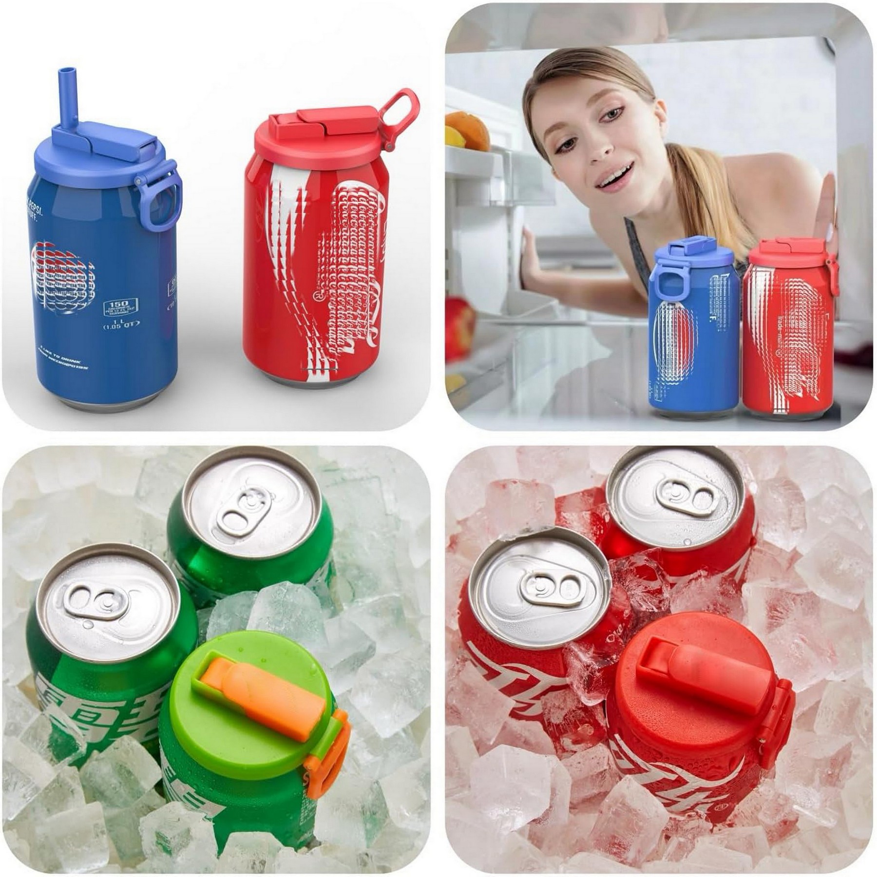Soda Can Lids with Straw 3