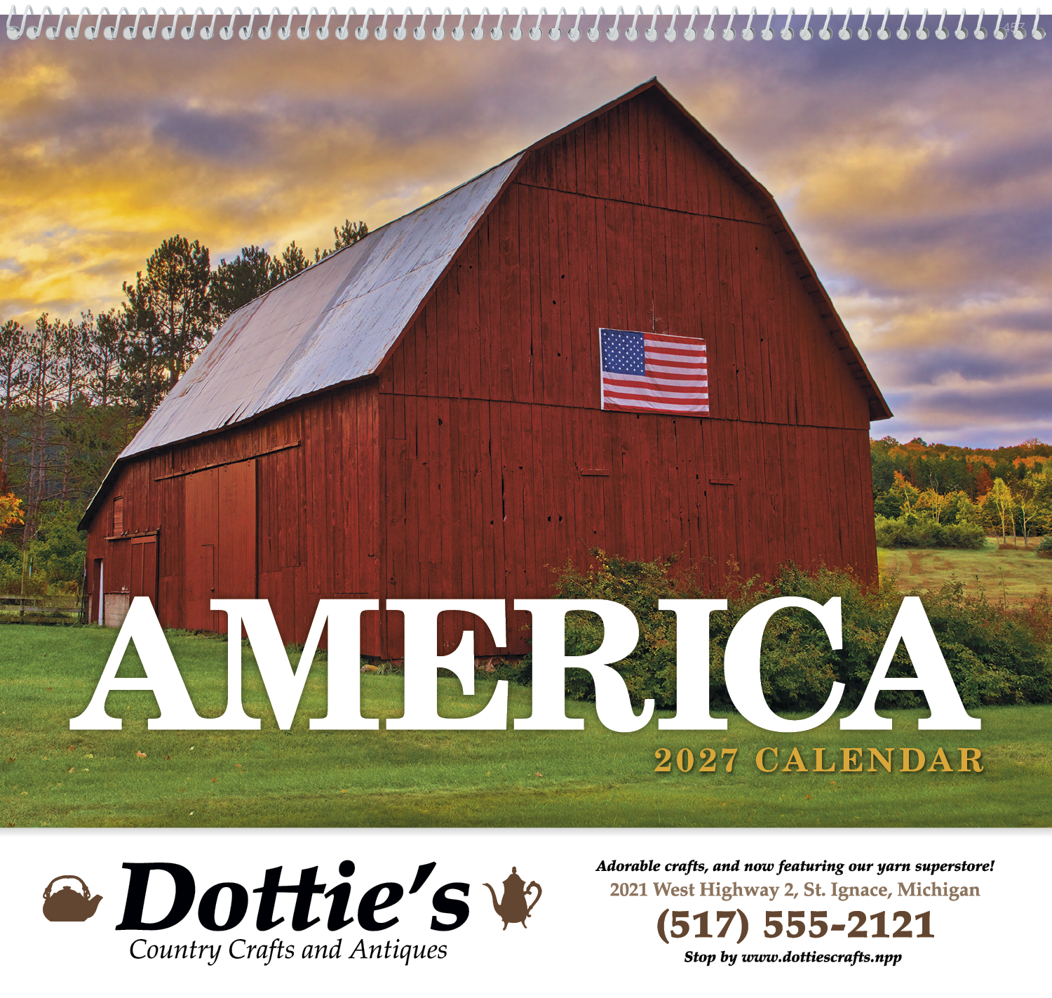HotLine® Products America Appointment Calendar - Spiral 44