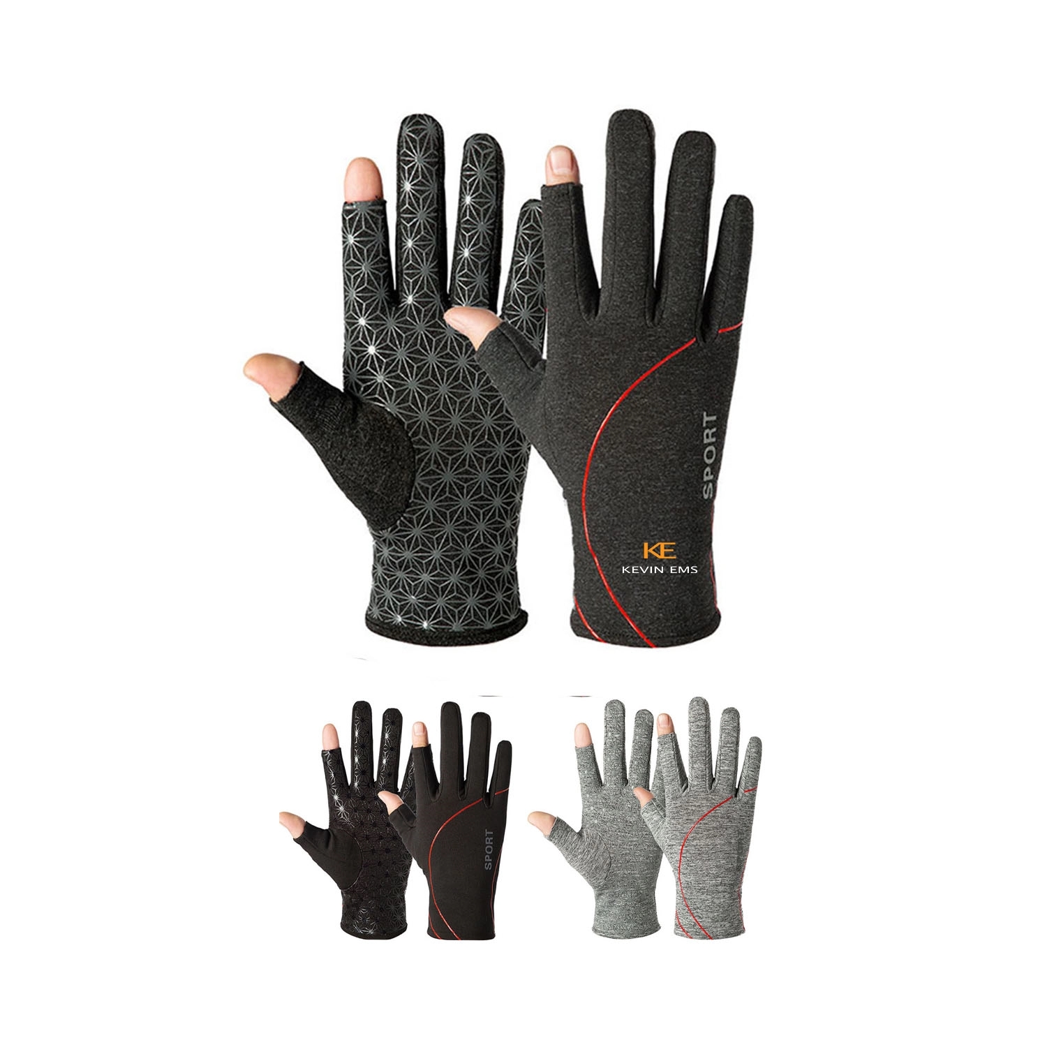Anti Slip Ice Silk Riding Gloves 2