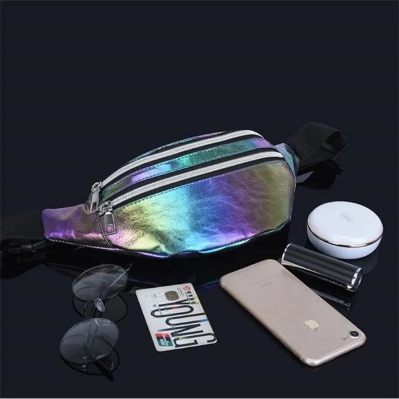 Holographic Waist Bags Cross Body Fanny Pack 4
