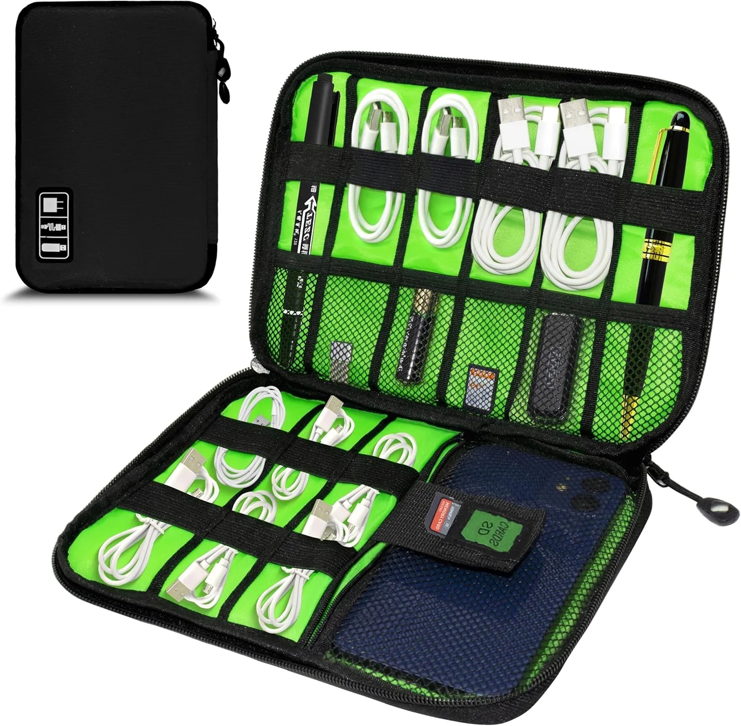 Portable Travel Cable Organizer 8