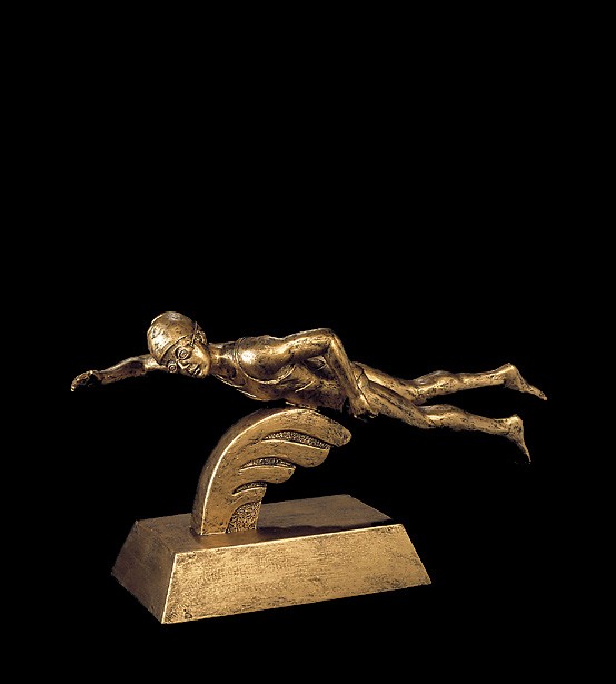 5 1/2" x 8 1/2" Swimming Female Signature Series Award 2