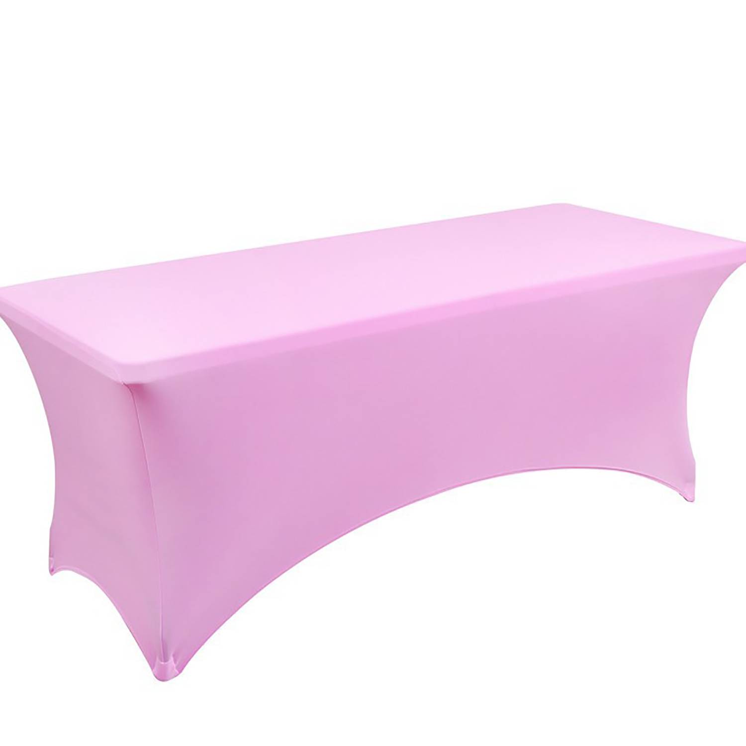 Wrinkle-Free Rectangular Spandex Tablecloth for Party Dining 7