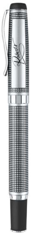 Hess Satin Chrome Brass Rollerball Pen 2