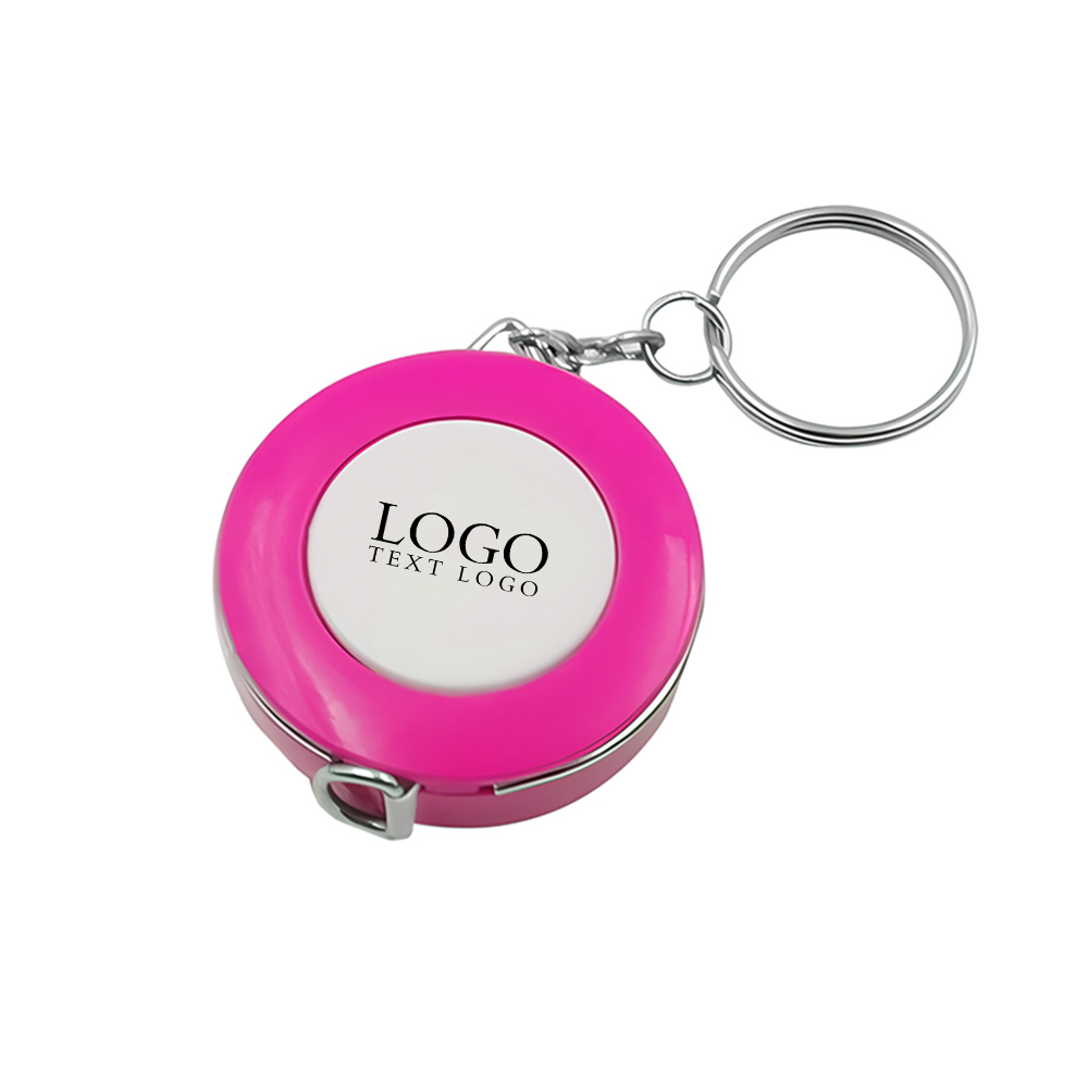 Retractable Plastic Round Tape Measure Keychain 8