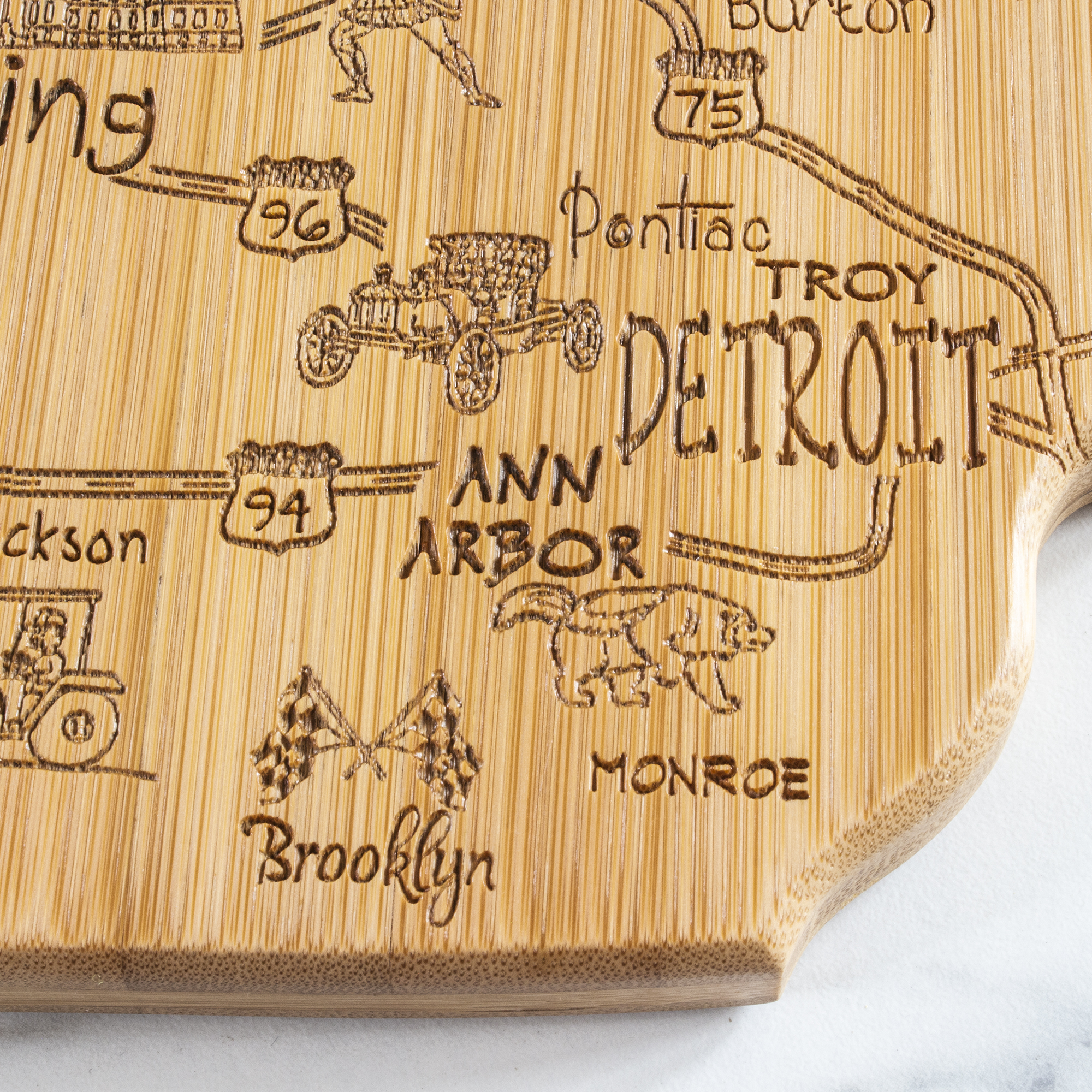 Destination Michigan Mitt Cutting & Serving Board 5