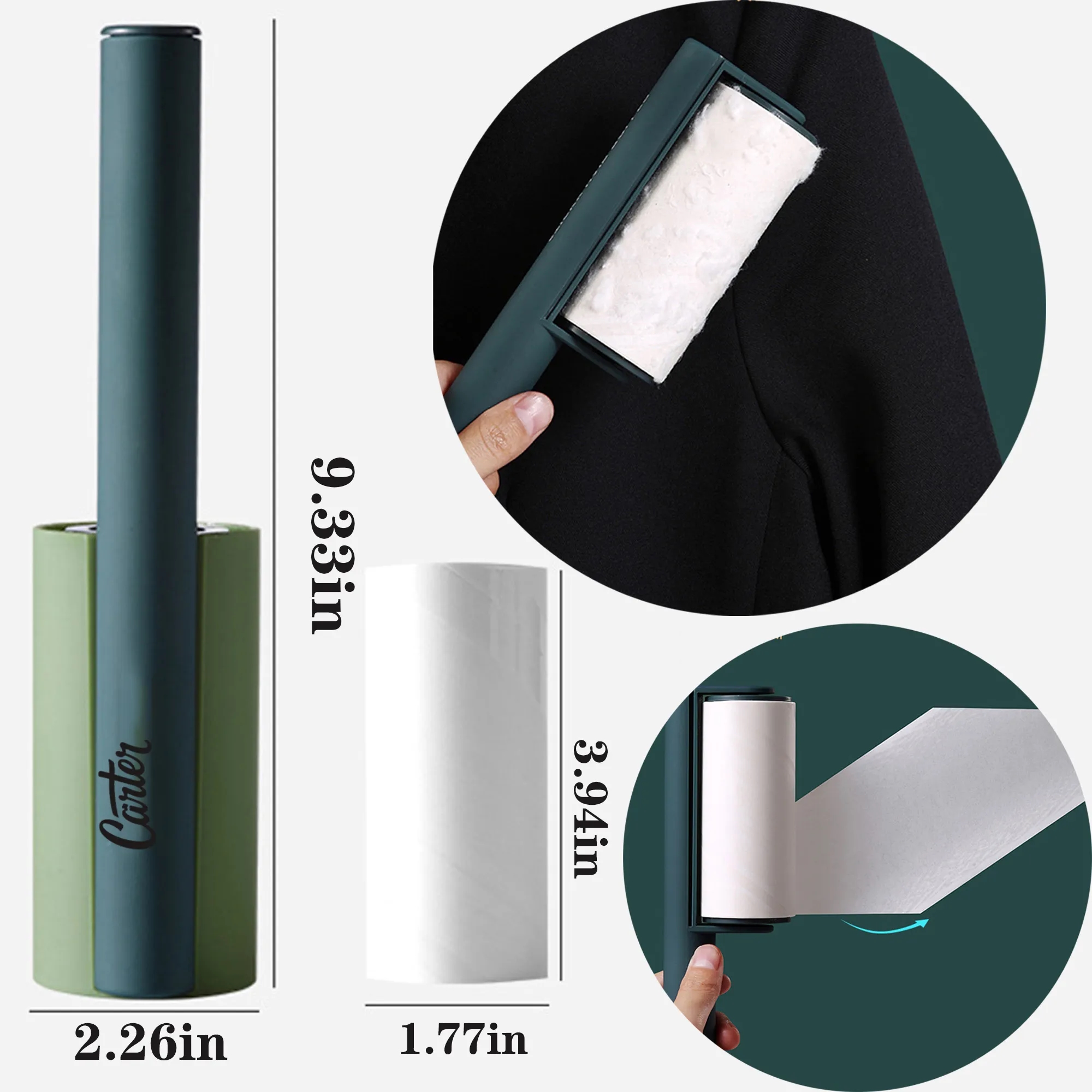 Light Luxury Simple Roller Tear-Off Paper Dust Removal Brush 5