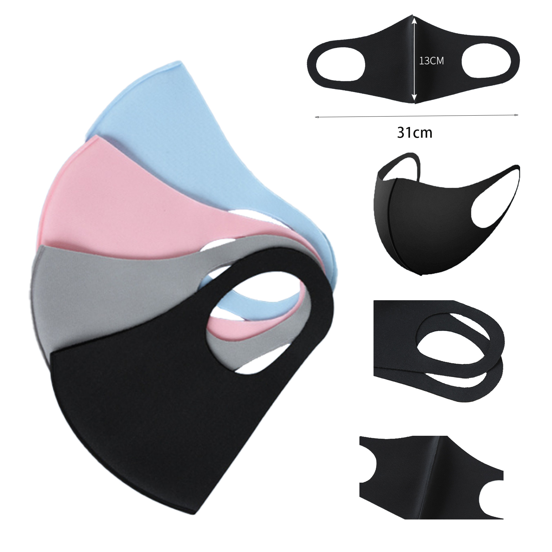 Single-layer Dustproof And Washable Mask 1