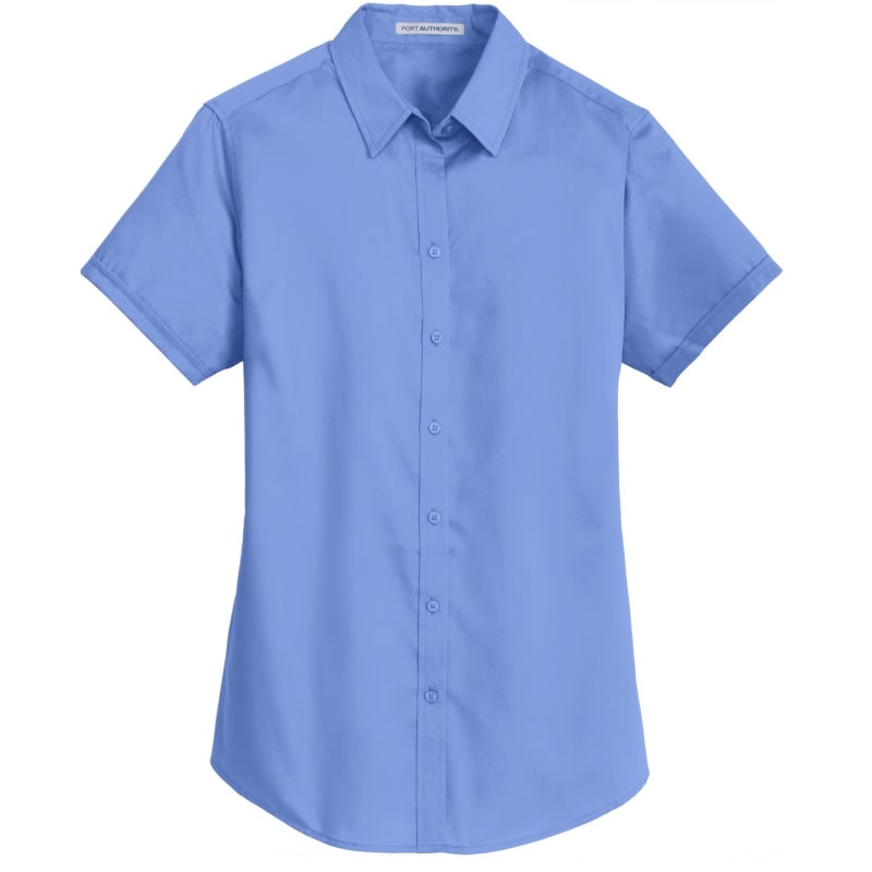 Port Authority Ladies Short Sleeve SuperPro Twill Shirt. 5