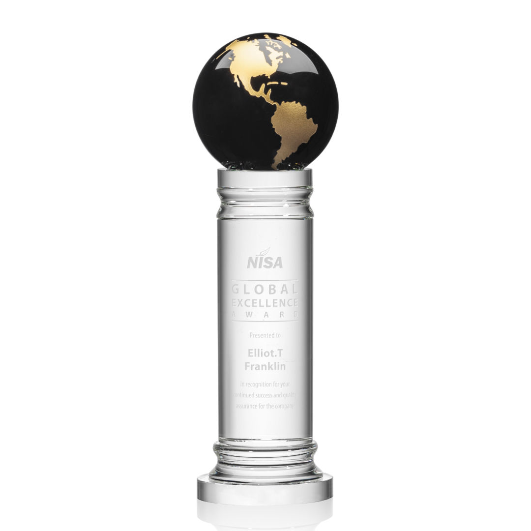 Colverstone Globe Award - Black/Gold 4