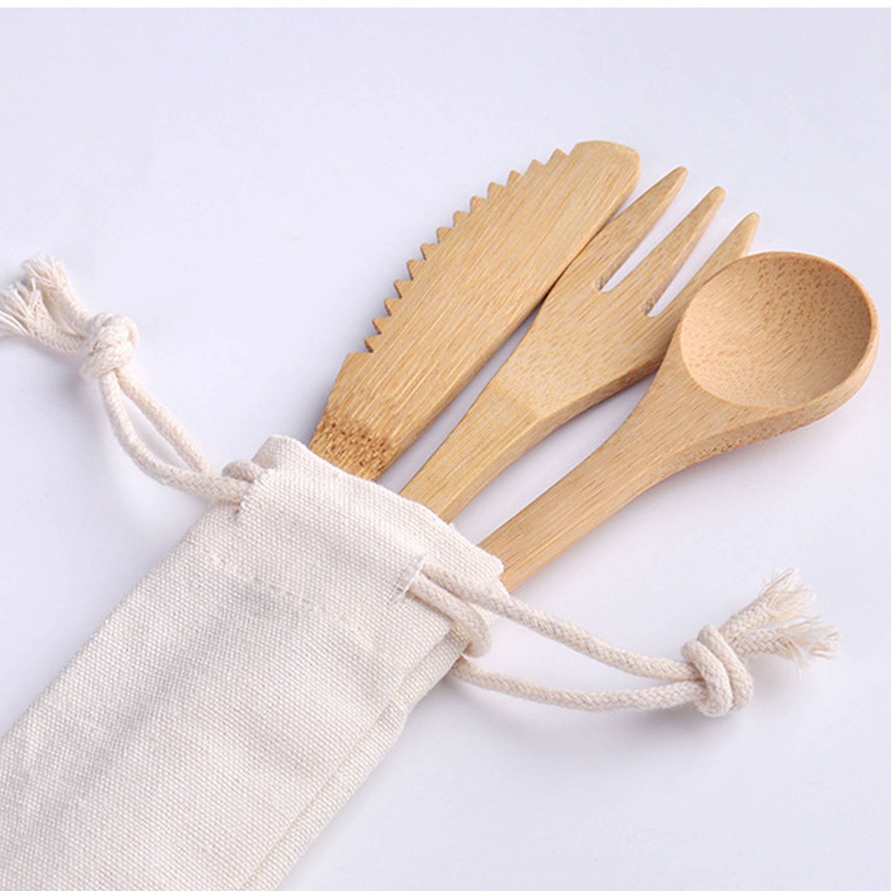 Bamboo Cutlery Set 5