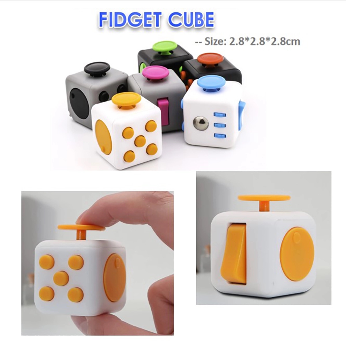 Fidget Cube Stress Anxiety Pressure Relieving Toy 2