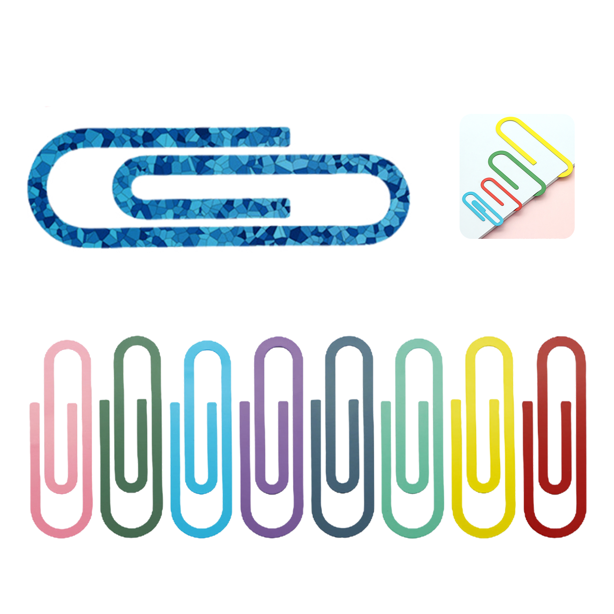 Colorful Metal Paper Clips 2