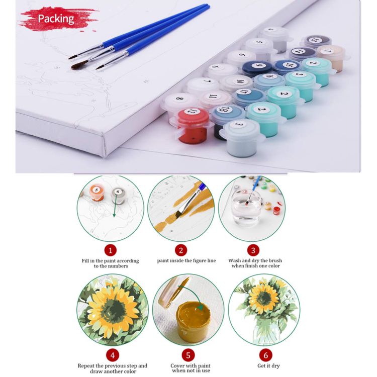 Paint by Numbers Kit 4