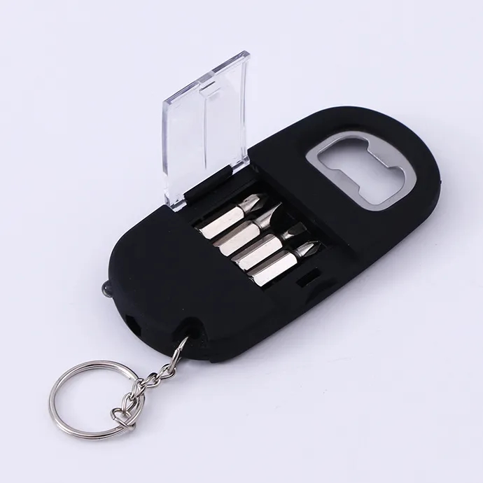 Screwdriver Set With Light And Opener Keychain 2