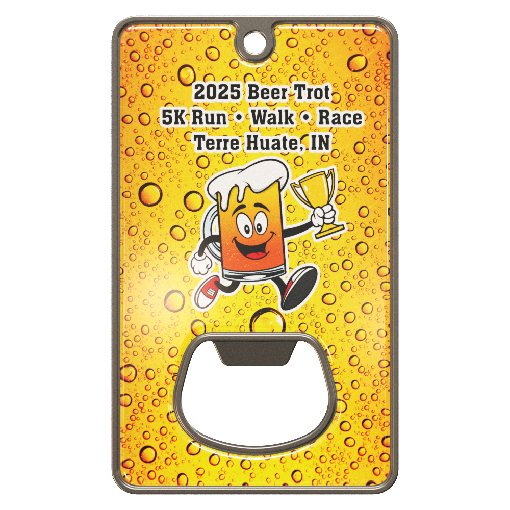 3.25" Express Vibraprint® Bottle opener medallion 1