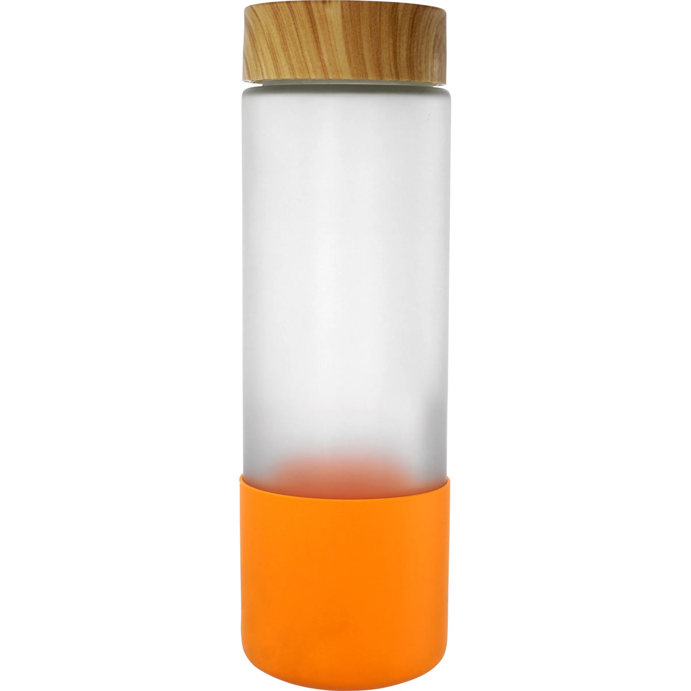 Bamboo Pattern 22 oz. Frosted Glass Grip Bottle 6