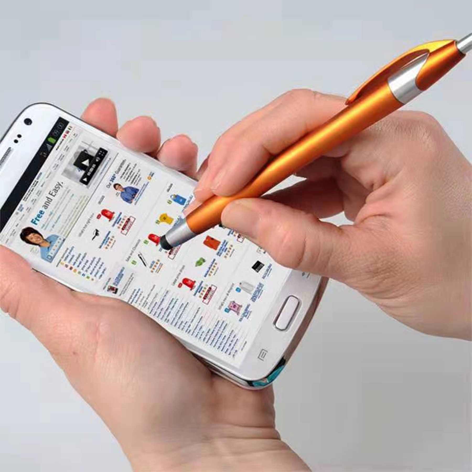 Javelin Plastic Clip Stylus Ballpoint Pen 14