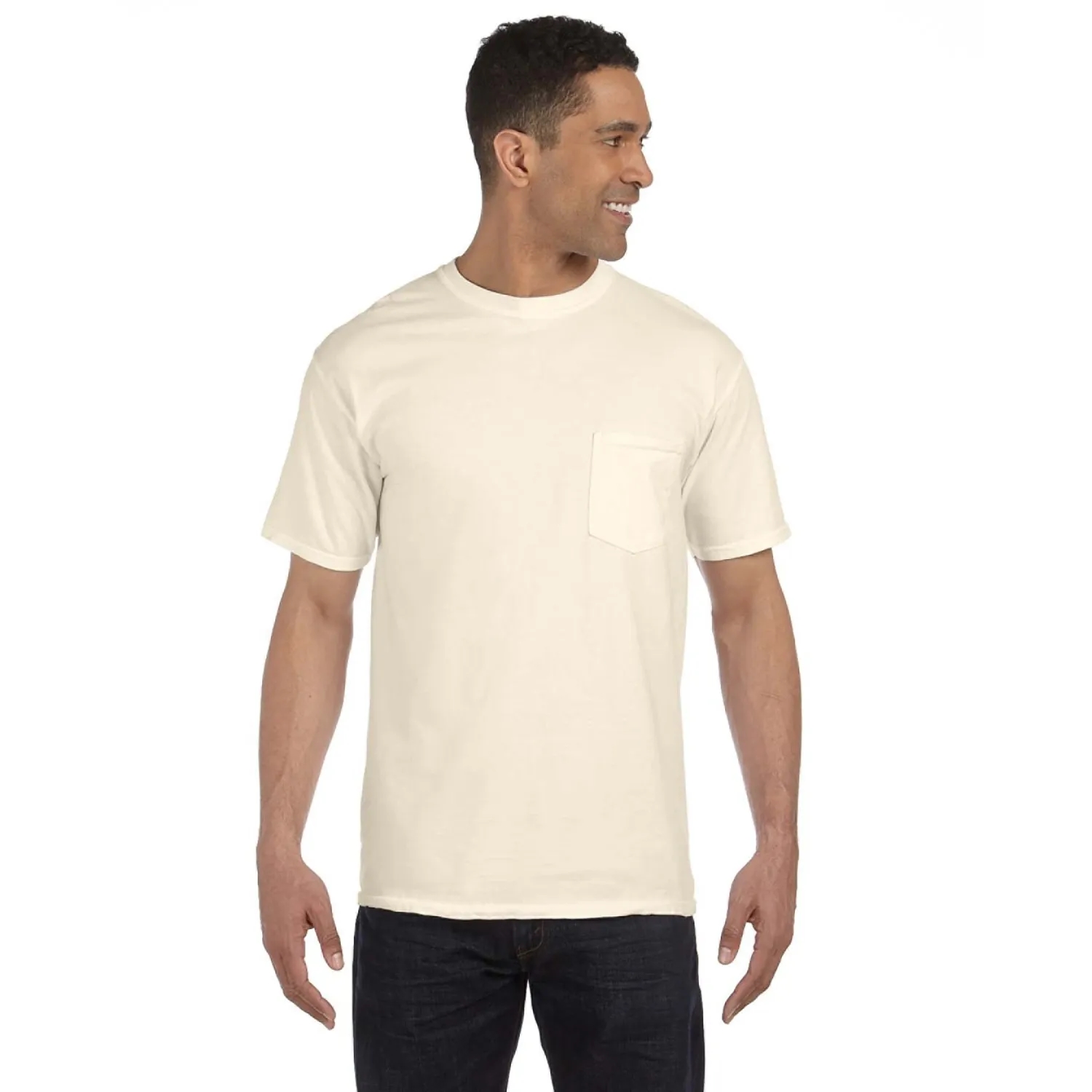 COMFORT COLORS ADULT HEAVYWEIGHT 6.1 OZ. POCKET T-SHIRT 102