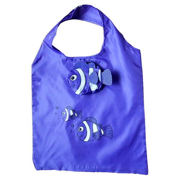 Polyester Folding Cute Fish Shaped Bags 4