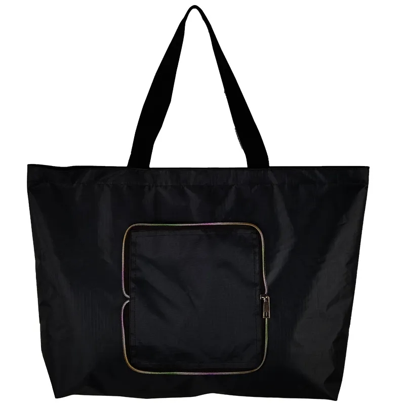 Large Capacity Lightweight Shopping Tote, custom tote bag with logo imprint 4