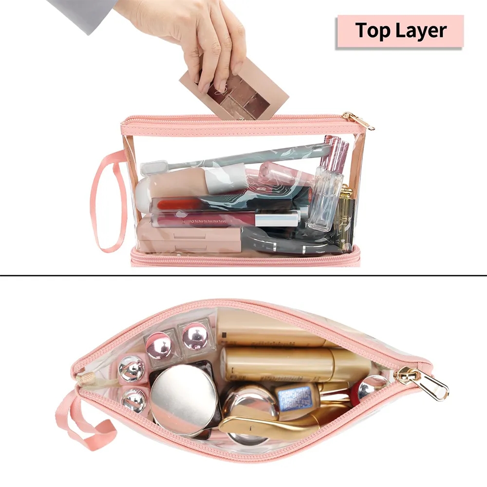 Waterproof Clear Makeup Toiletry Bag for Travel 4