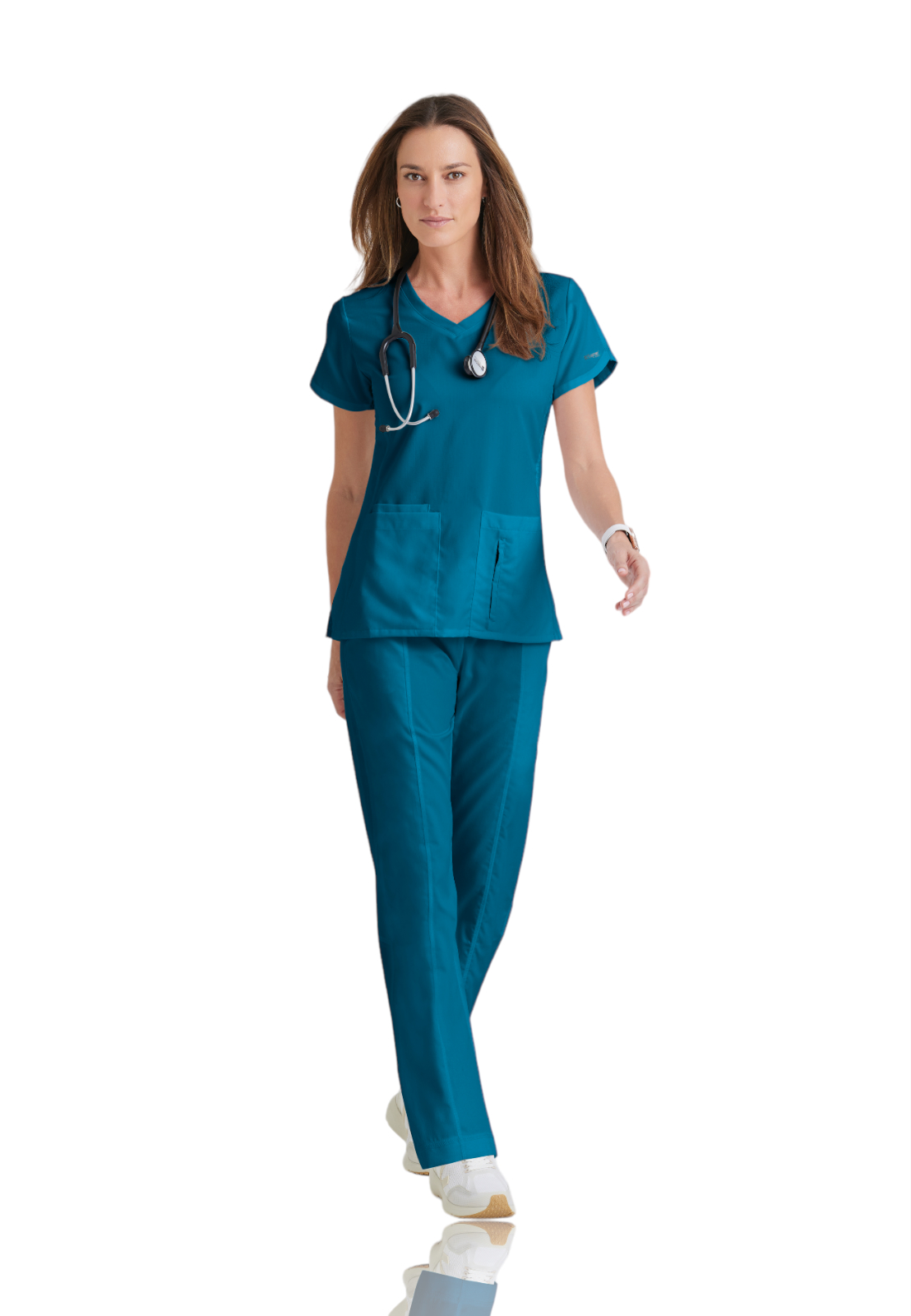 Grey's Anatomy Classic - Women's Four-Pocket V-Neck Cora Scrub Top 4
