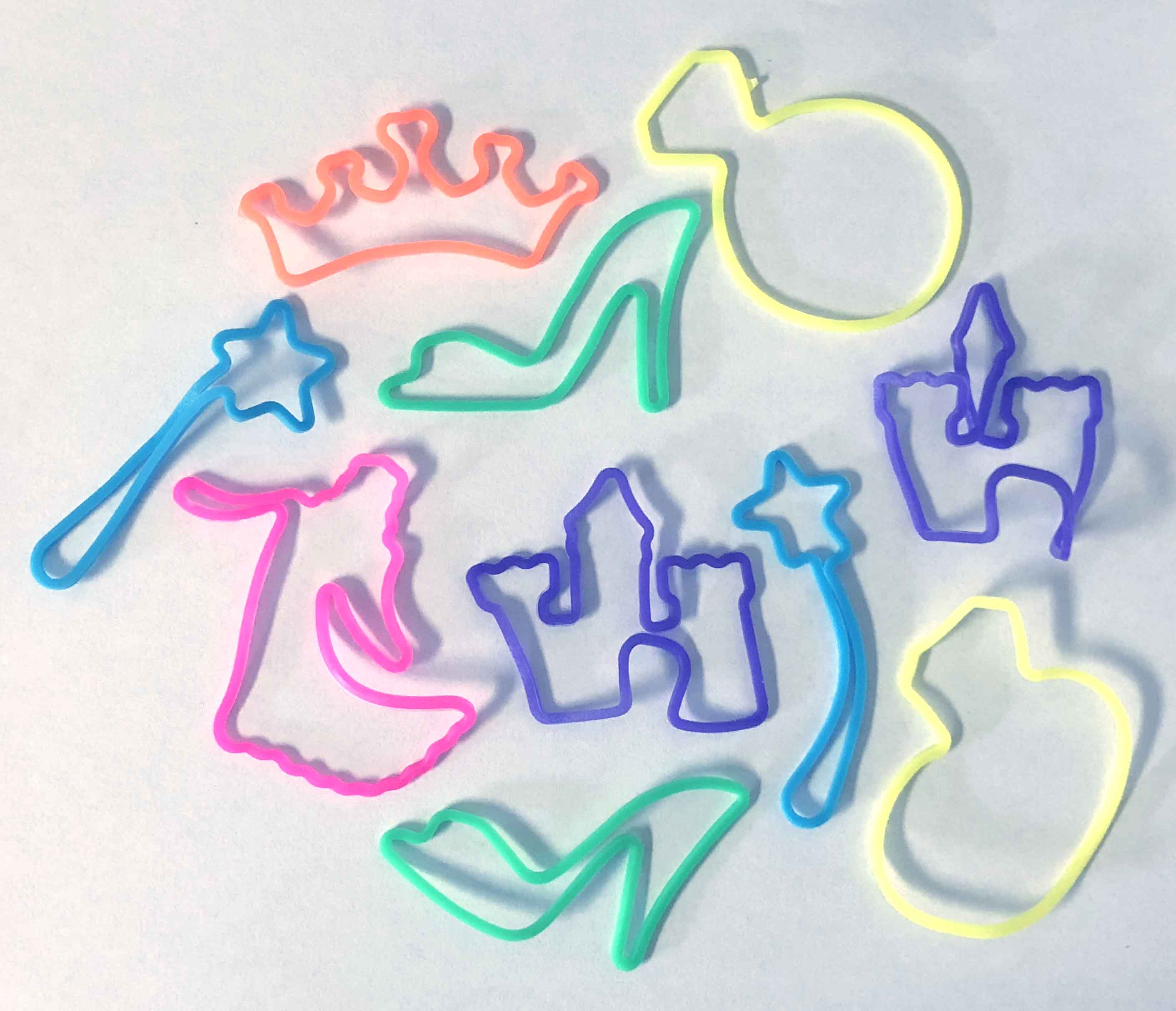 Fun Fashionable Silly Band / Rubber Band - Pack of 12 Pieces 2
