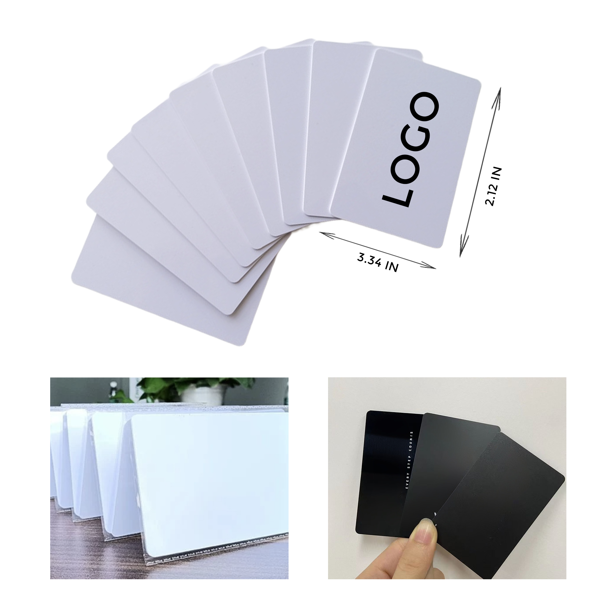 MOQ 50 PCS Secure PVC Plastic Identity Card 2