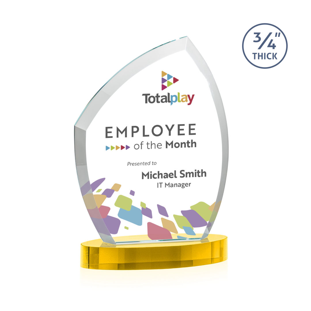 Daltry VividPrint™ Award on Alberton Base - Gold 3