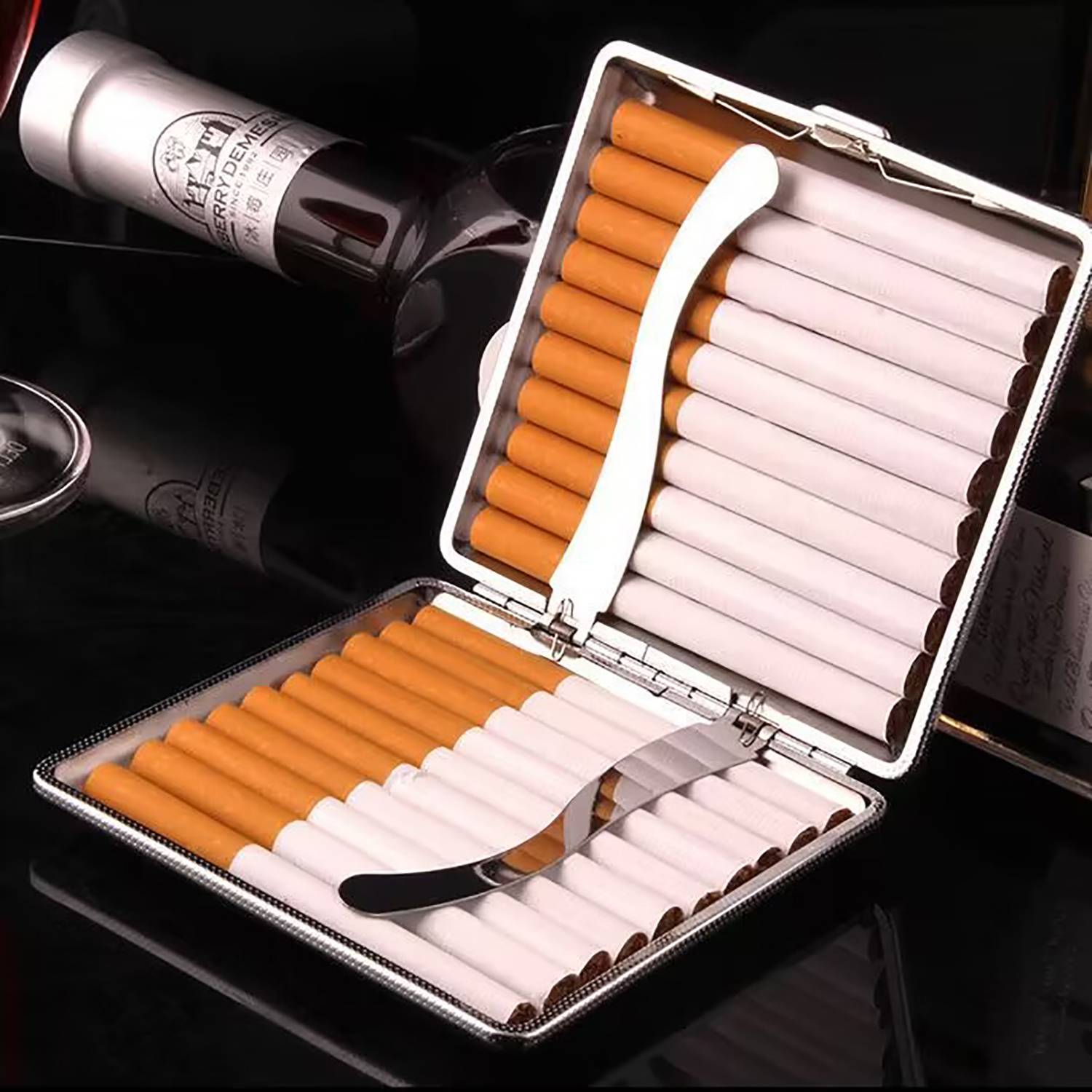 PU Cover Cigarette Holder 1