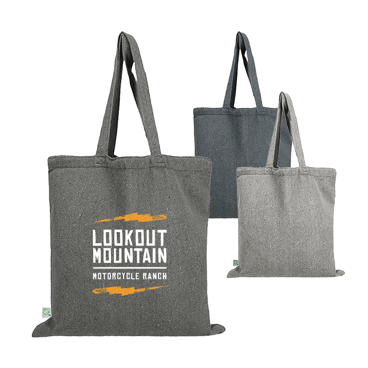 12 oz. Heavy Cotton Canvas Heather Tote Bag 2