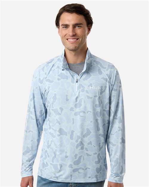 Men's Airweight KC Printed Quarter-Zip Pullover - H1200720 7