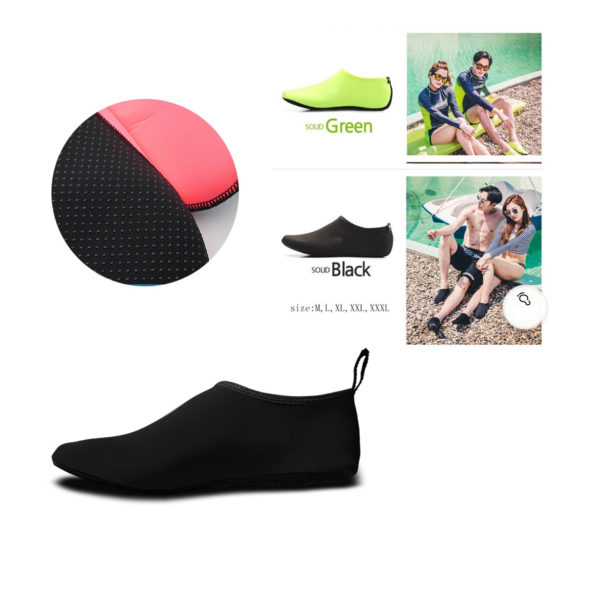Quick Dry Pure Color Beach Water Shoes 3