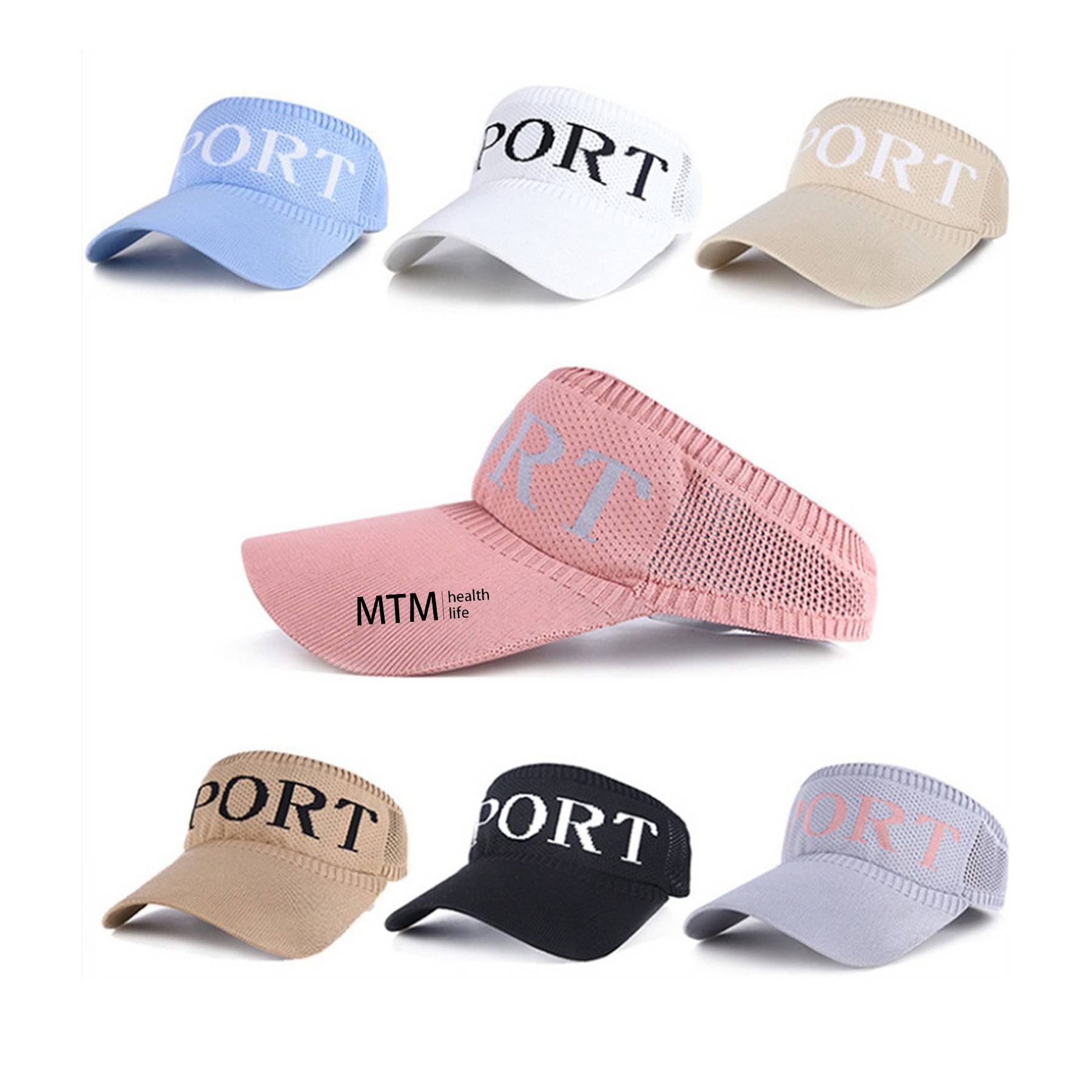 Sport Wear Athletic Sun Visor Adjustable Cap for Women 4