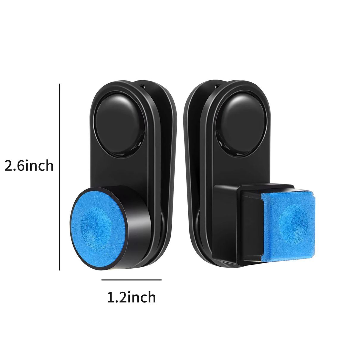 Compact Magnetic Chalk Holder for Billiard Games 2