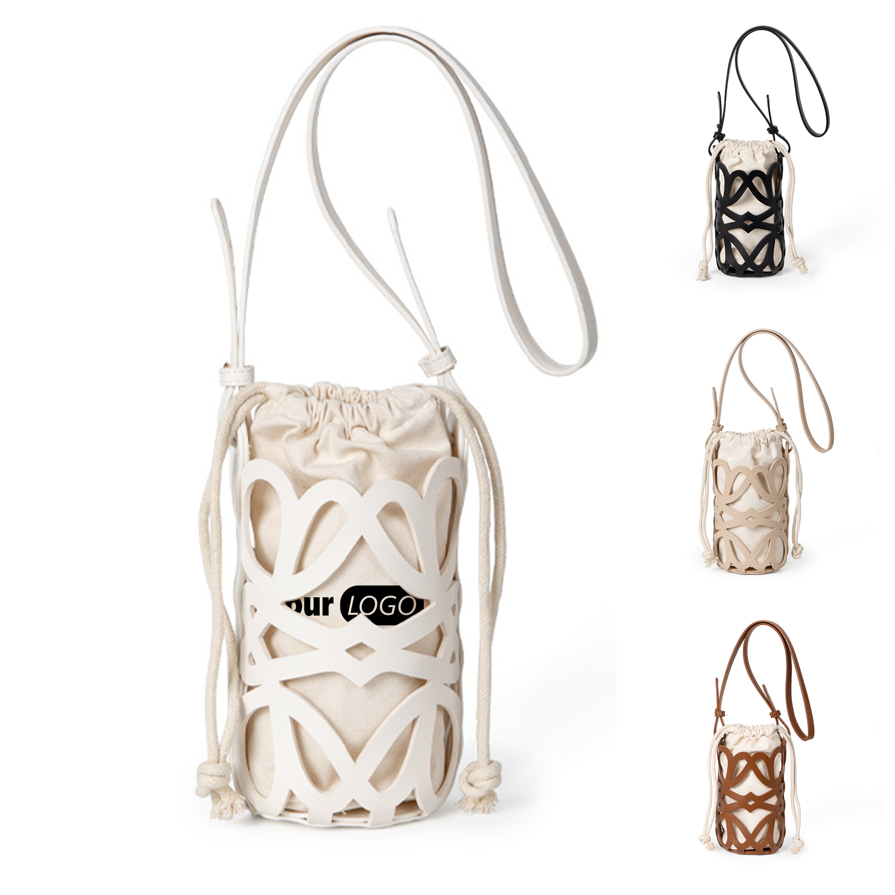 Canvas bucket Cross-body bag 7